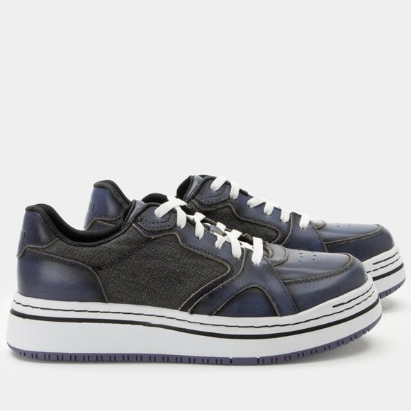 Algeria Alyster Women’s Size 8M Blue Black Sneaker #ALY-6385 EU 38 ••NEW IN BOX• - Picture 1 of 5